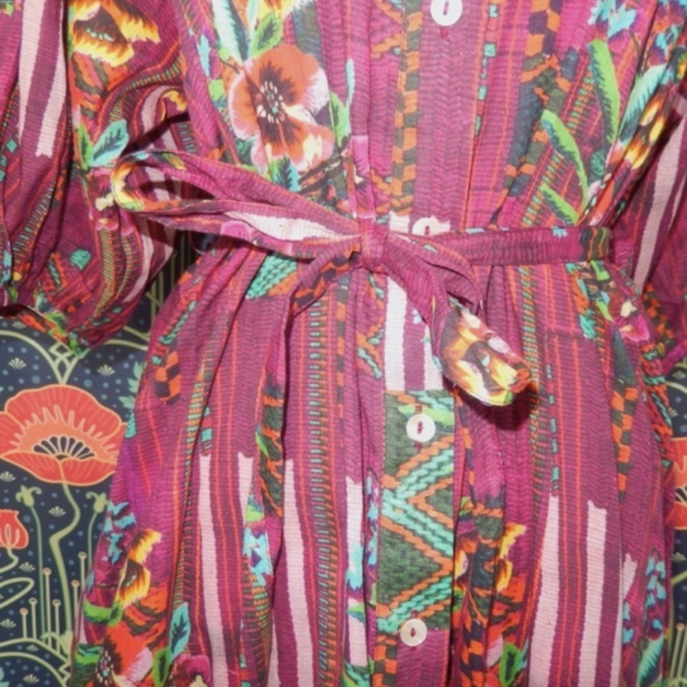 Ro's Garden Campeche Flirty Midi Dress Roberta Freymann - Picture 4 of 6